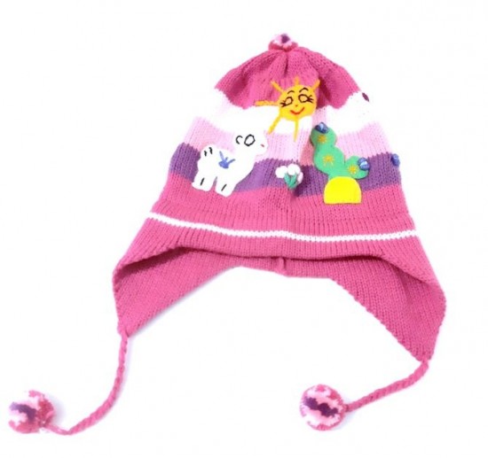 Fuchsia kindermuts