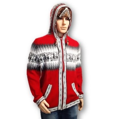 Heren alpaca pullover 0