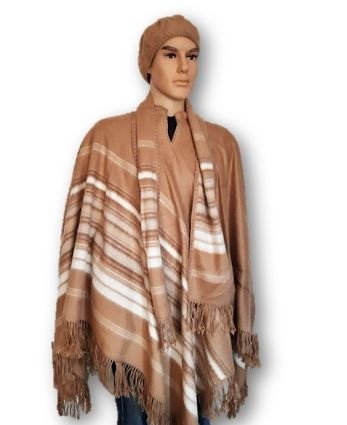 Heren poncho 0