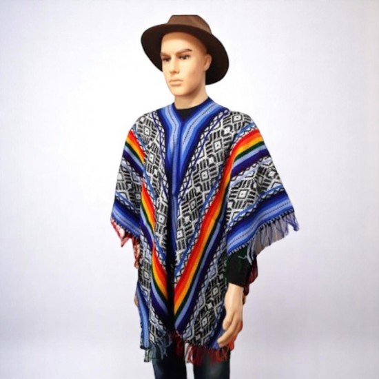 Heren poncho 18