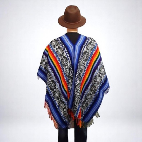 Heren poncho 19