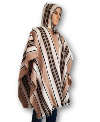 Mens poncho hoodie