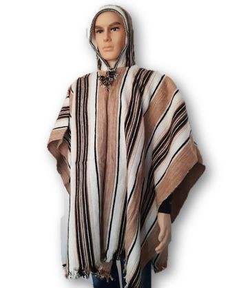 Mens poncho hoodie