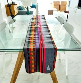 Inca table lined