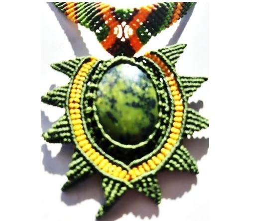 Labradoriet gemstone necklace