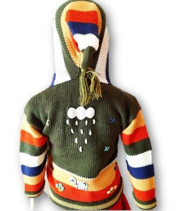 Leger groen kinder vest