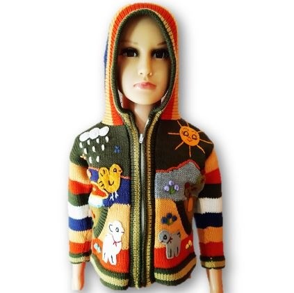 Leger groen kindervest