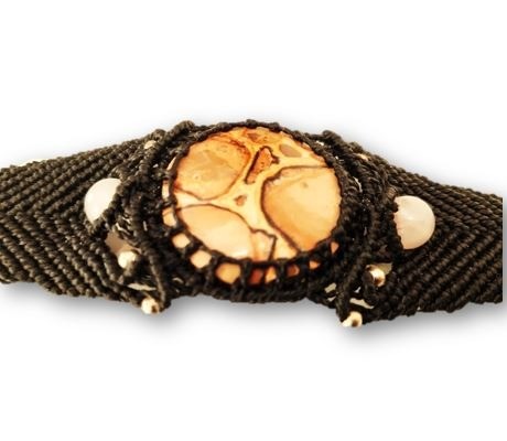 Leopardite necklace