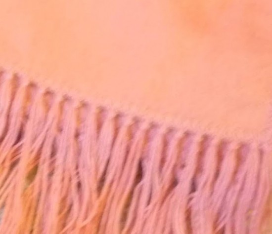 Licht roze alpaca wol sjaal