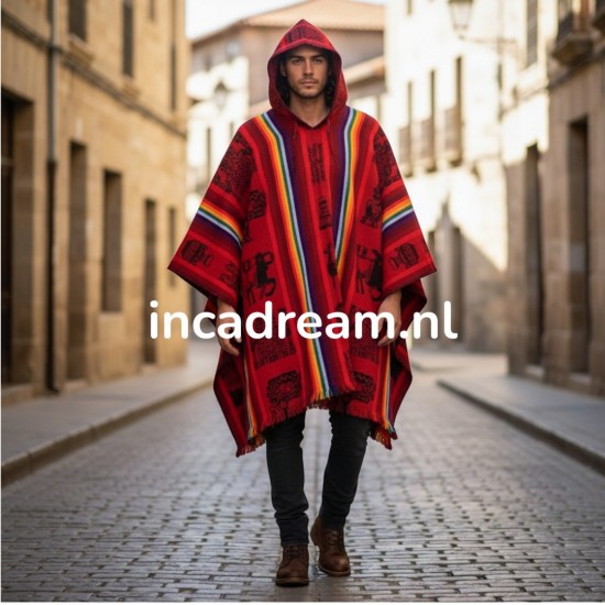 Men poncho 56 0