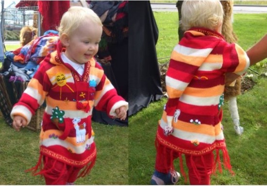 Oranje tuniek maat 92