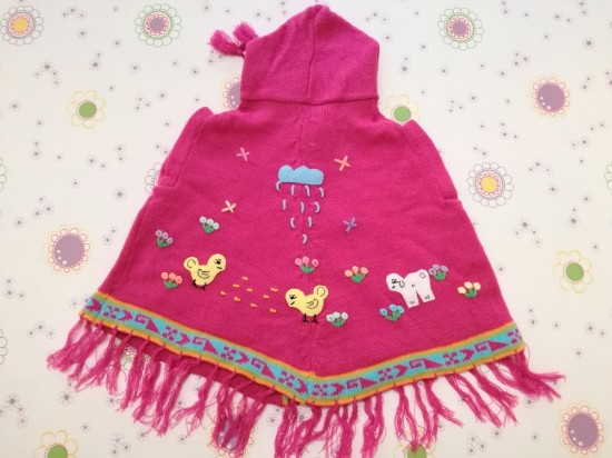 Peru meisje poncho 6