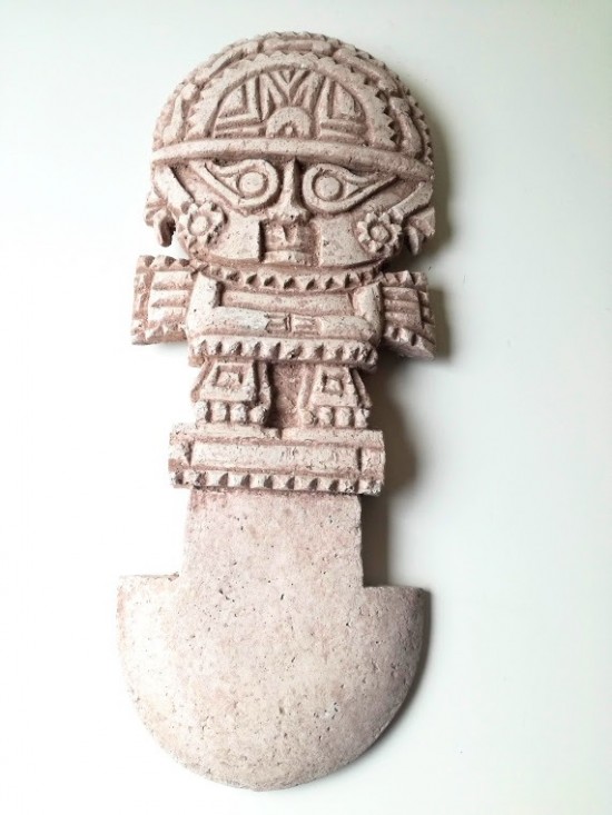 Peruvian inca tumi god
