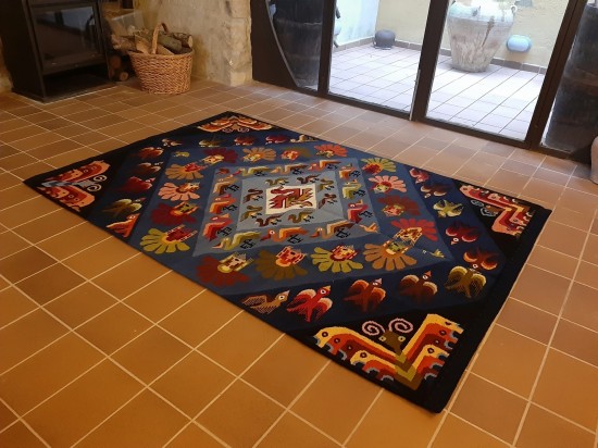 woven rug