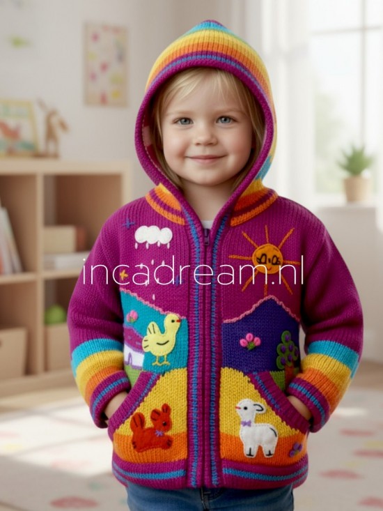 Peruvian sweater kids 64
