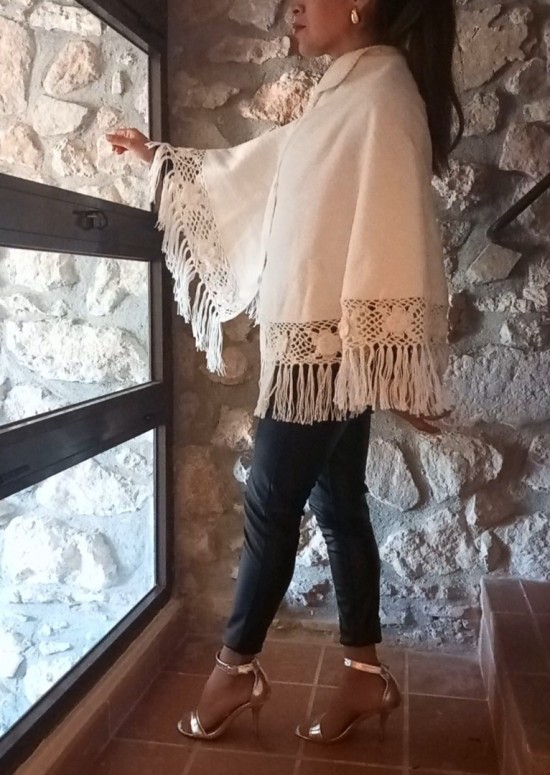 Poncho damen 79