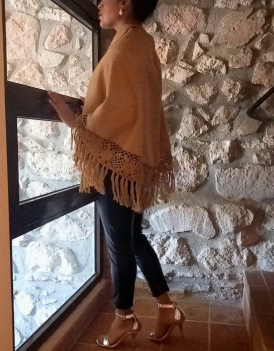 Poncho damen 9