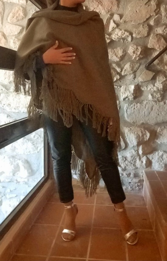 Poncho ruana 11