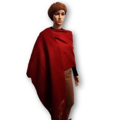 Red alpaca sjaal