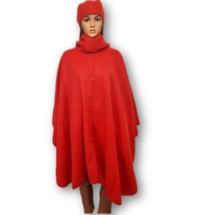 Rode alpaca cape