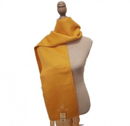 Yellow alpaca sjaal