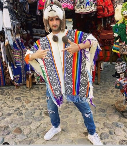 Schandelijk walgelijk Maand Kleurrijke Poncho Mannen - Peruaanse ponchos - Koop online Peruaanse  Alpacawol kleding < Gratis verzending>