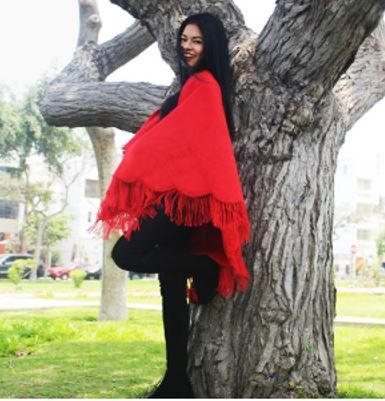 rode alpaca poncho