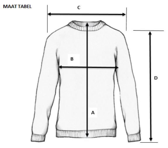 maat tabel heren