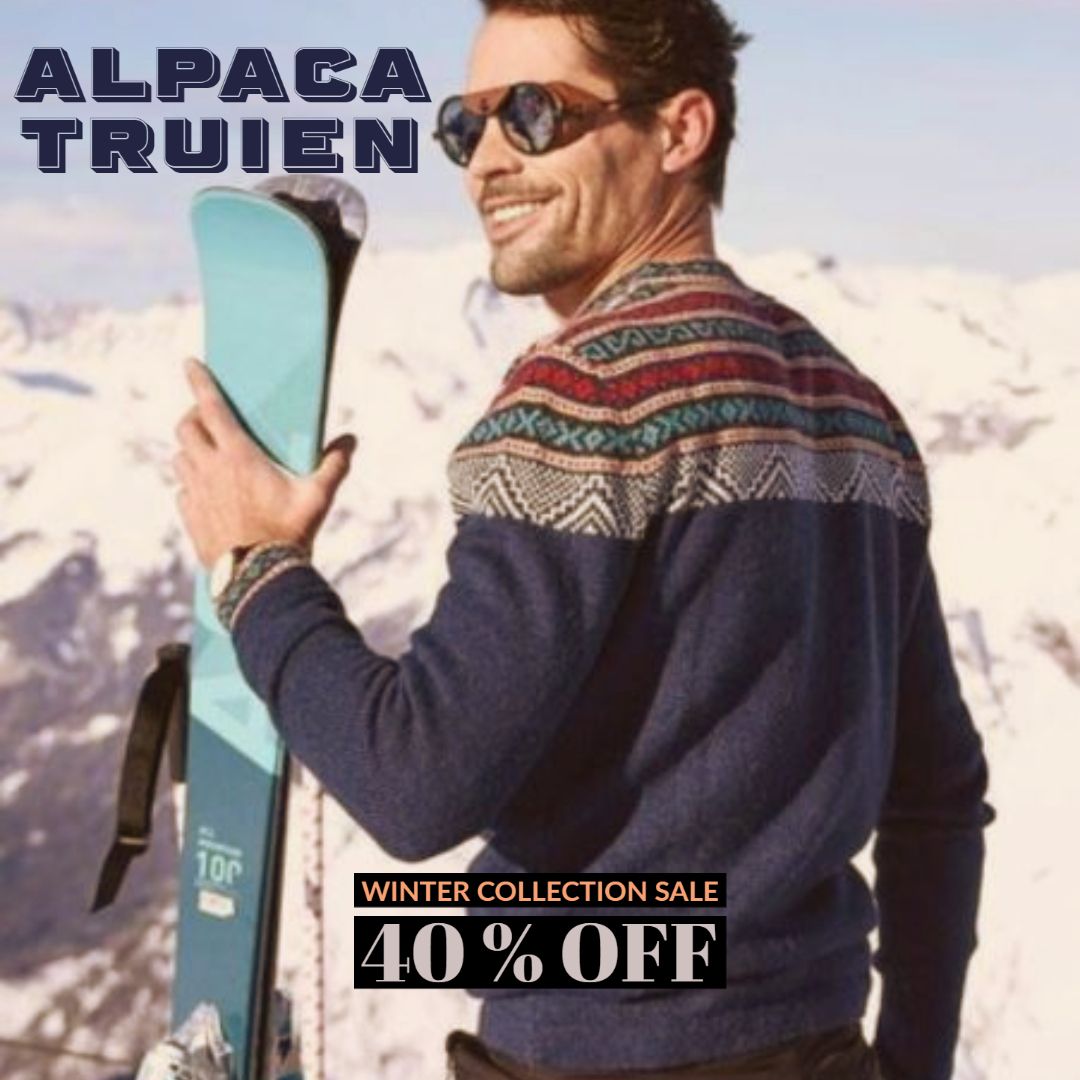 alpaca trui heren