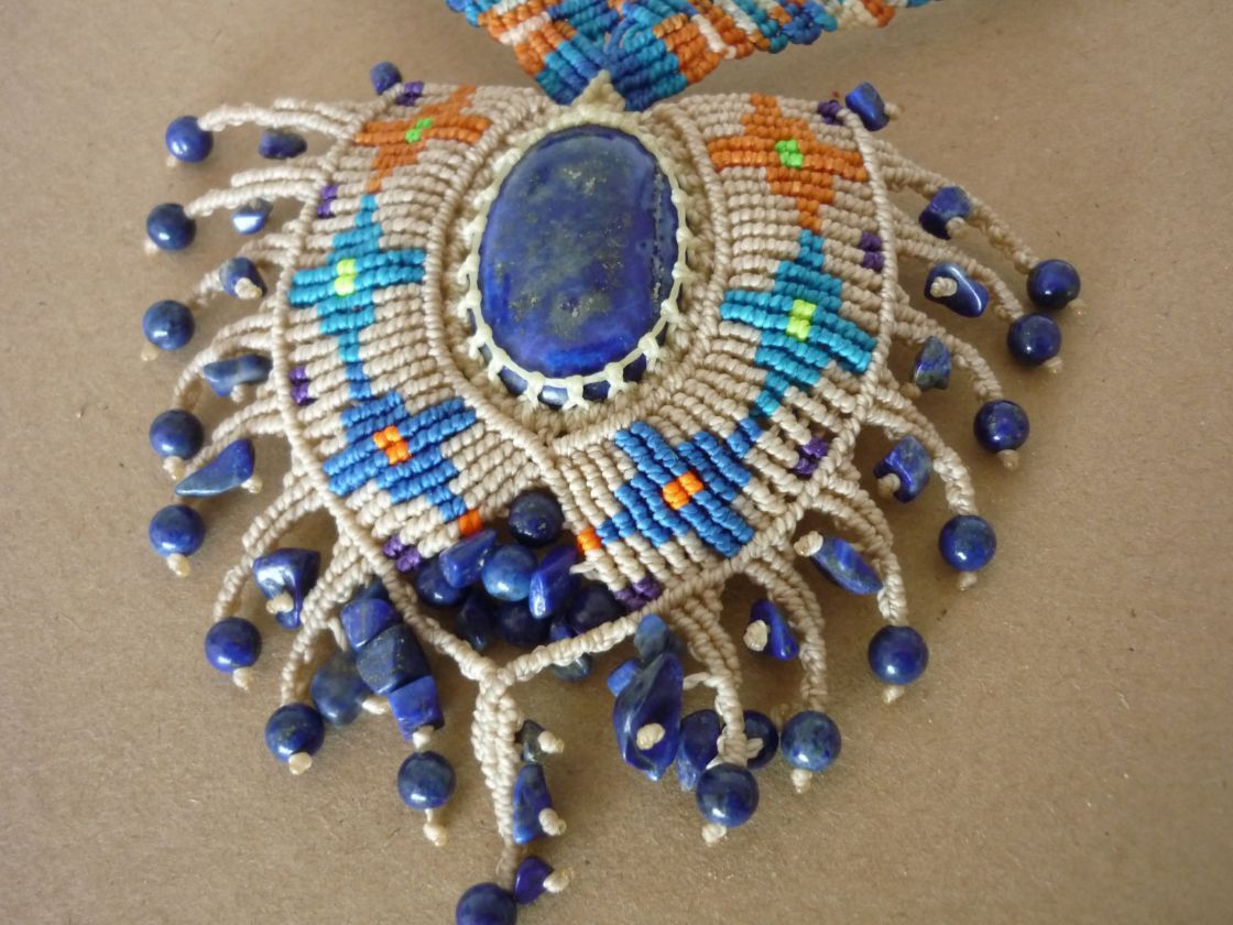 Macrame sodaliet ketting