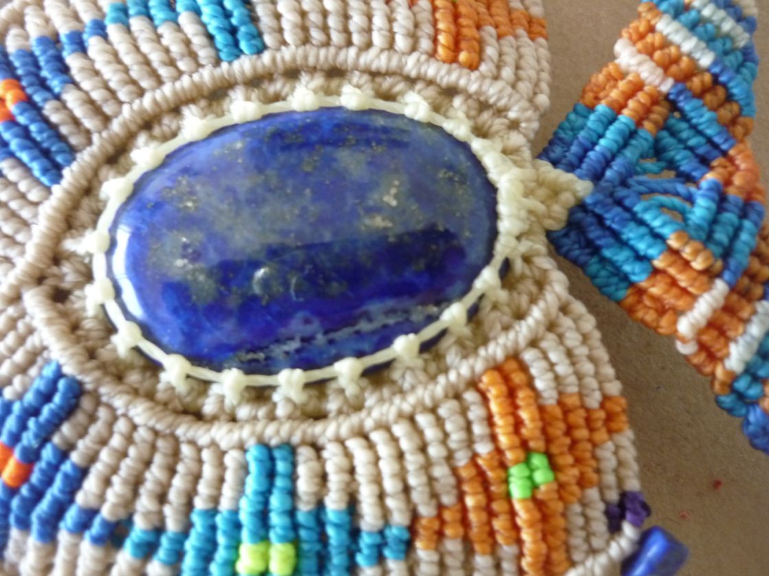 Macrame sodaliet ketting