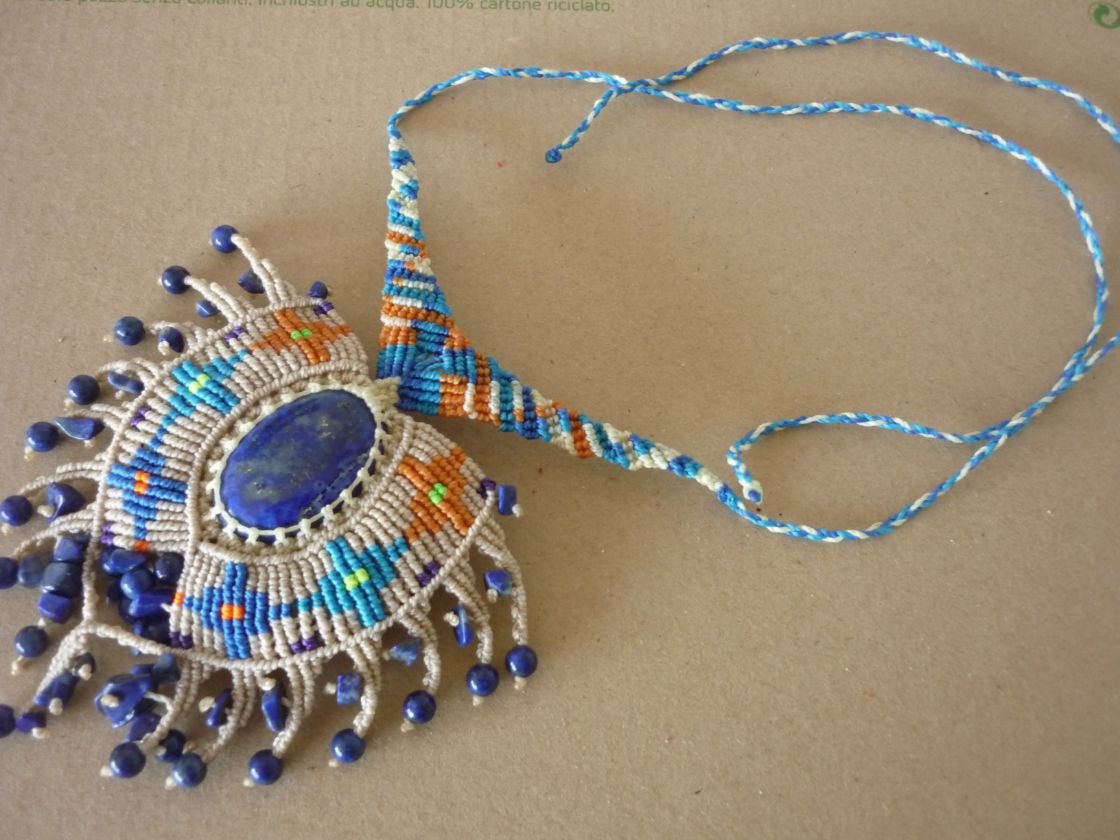 Macrame sodaliet ketting