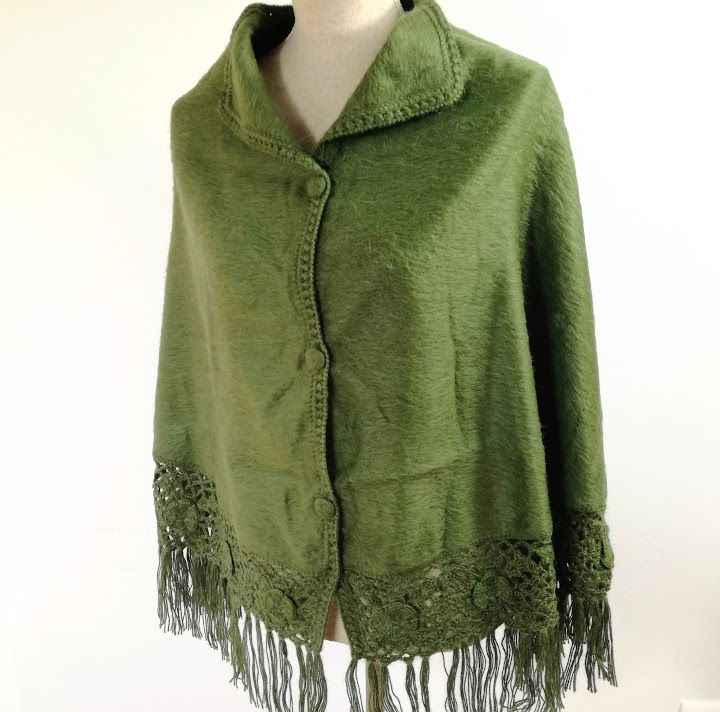 peruvian alpaca cape poncho