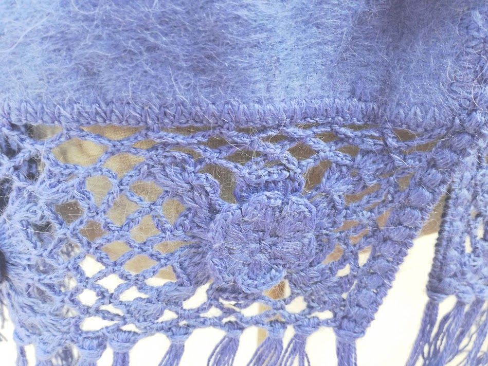 lila alpaca cape poncho