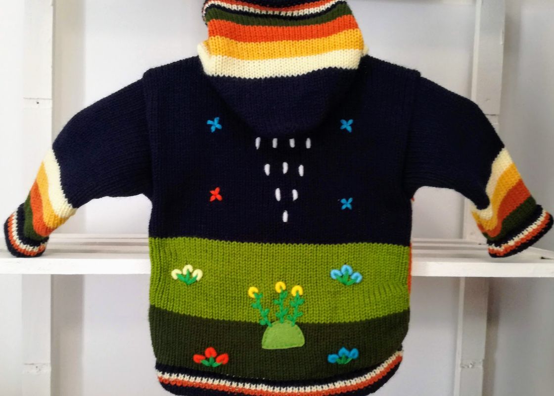 Donkerblauwe vest maat 92