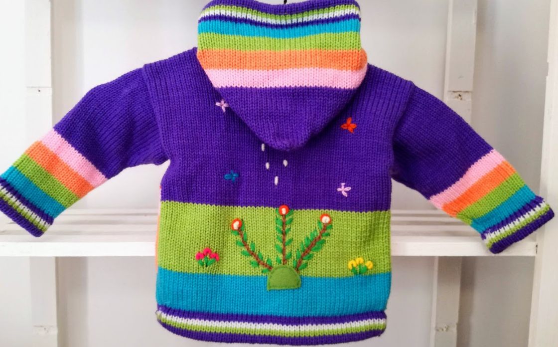 Licht paarse sweater