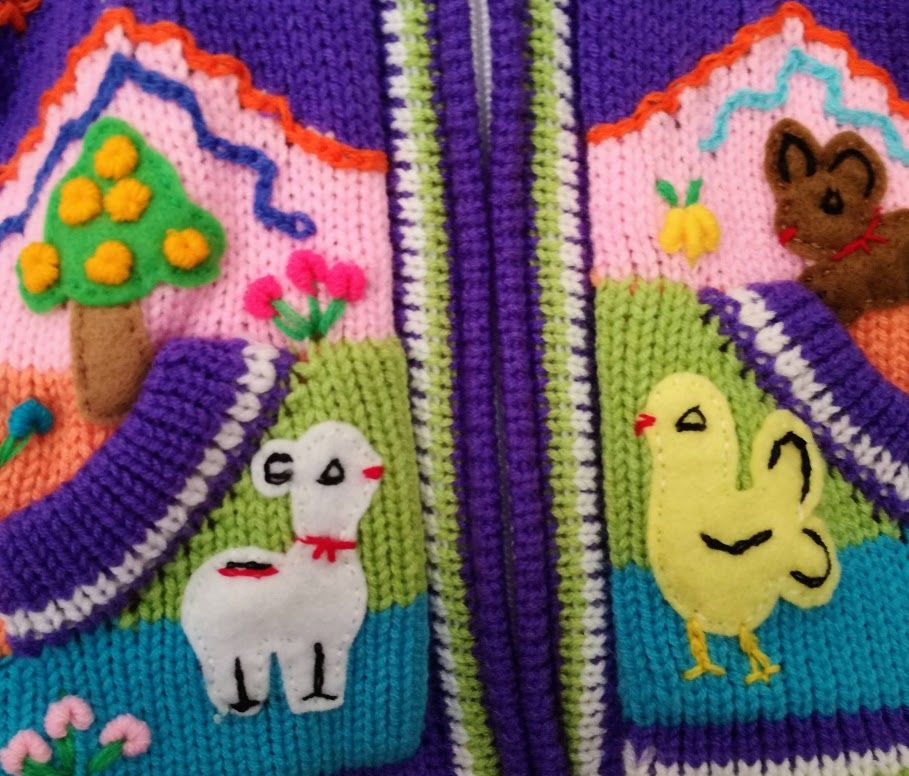 Licht paarse sweater