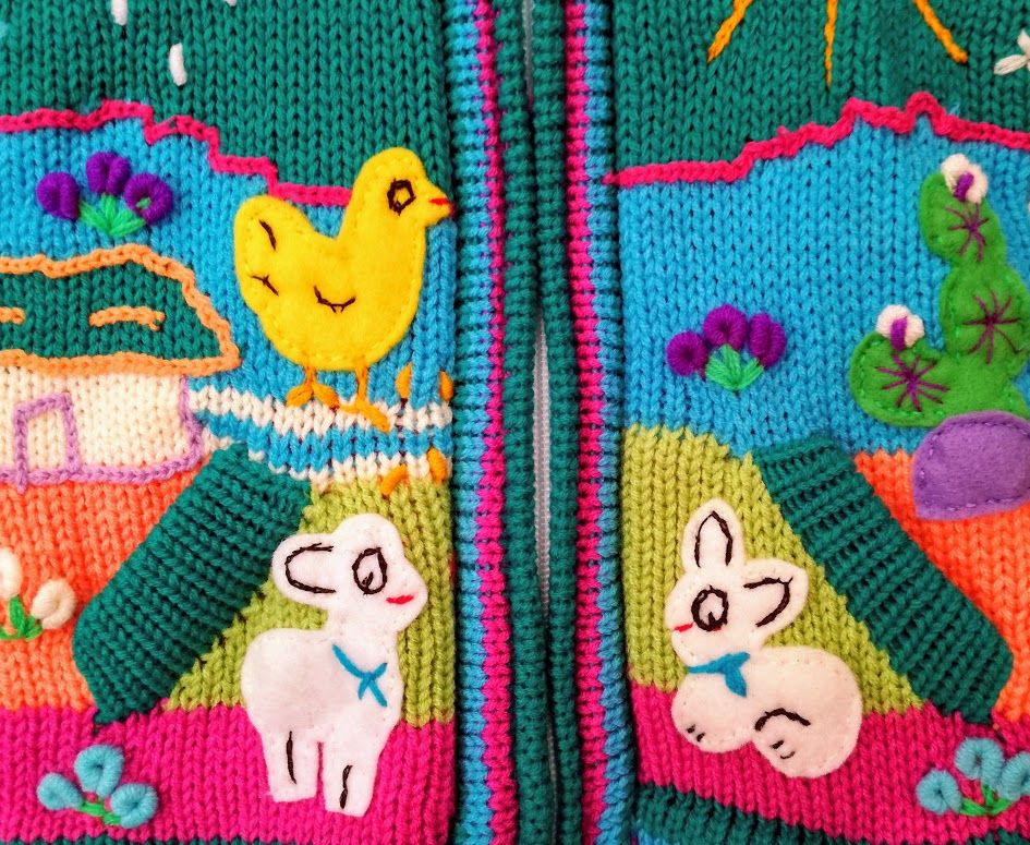 Zeegroene sweater